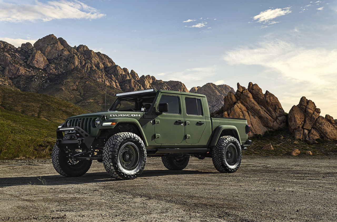 2020 Jeep Gladiator - Black Rhino ABRAMS - Green | Black Rhino